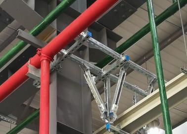 白沙该抗震支架的整体式支吊架结构协调性好